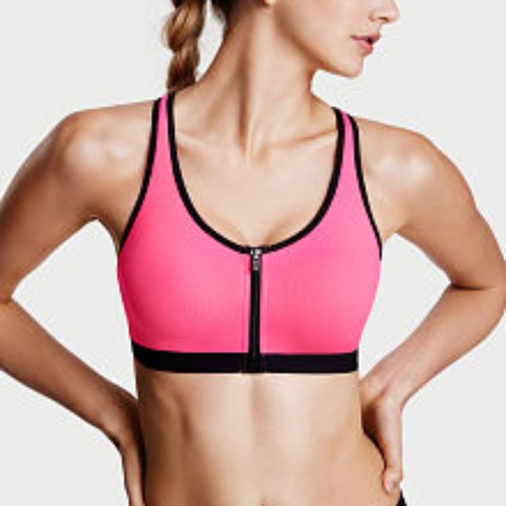 Victoria’s Secret sports bra zip front